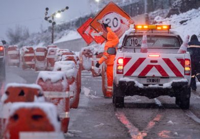 Con temperaturas de 11 grados bajo cero, este es el estado de pasos fronterizos