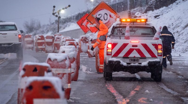 Con temperaturas de 11 grados bajo cero, este es el estado de pasos fronterizos
