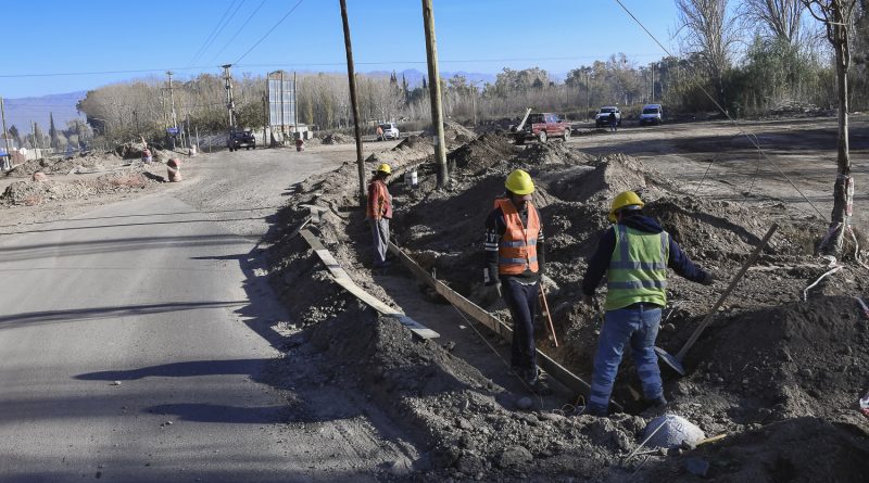 Ordenamiento vial: Guaymallén construye una nueva conexión en el nudo de Tirasso y Profesor Mathus