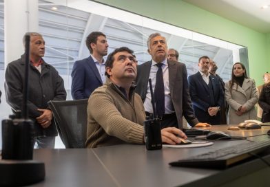 Cornejo recorrió el Centro de Monitoreo de la Terminal y destacó la incorporación de más de 100 cámaras al sistema provincial