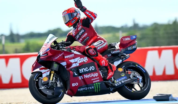Marc Márquez rompió la sequía y celebró su victoria número 100 en MotoGP
