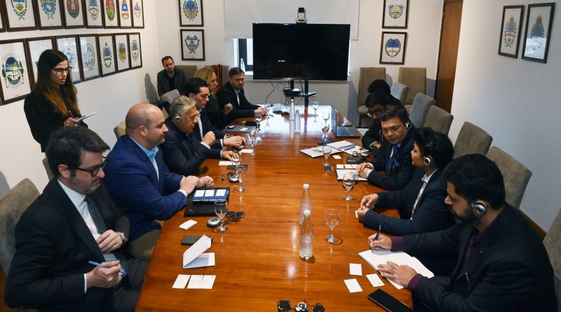 El Gobernador Cornejo recibió a autoridades de la mayor empresa minera de la India interesadas en invertir en Mendoza