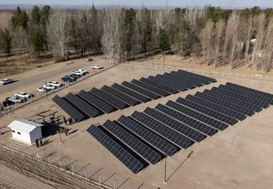 Irrigación inauguró un parque solar en el Valle de Uco para autoabastecerse de energía limpia